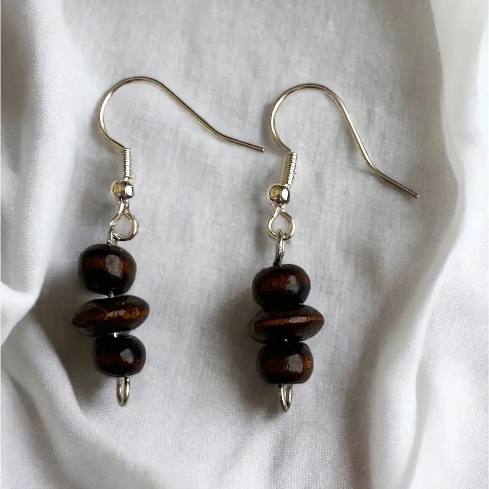 Wooden Stack Earrings